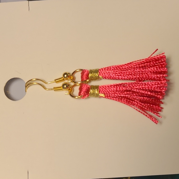 Colorful Handmade Tassle Earrings - Picture 8 of 9